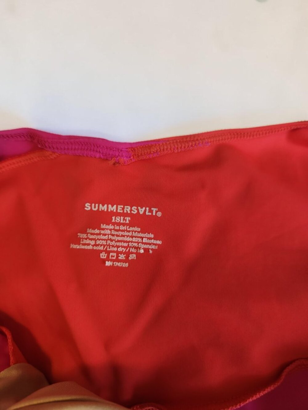 🔥 Summersalt Perfect Wrap One Piece 18LT Long Torso 🔥 - Picture 9 of 14